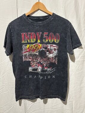 INDYCAR  1991 500 champion racing graphic tee shirt